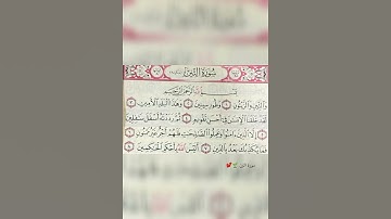 سورة التين : بصوت القارئ هزاع البلوشي