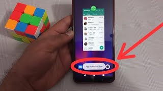 app isn't available ? how to fix this problem in whatsapp.