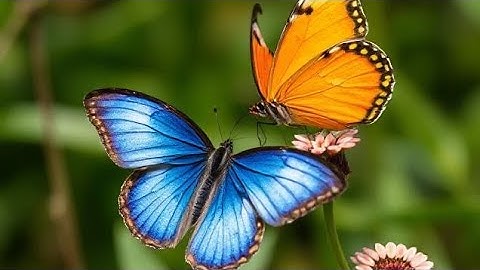 Magical Blue Butterflies 🦋  | Nature’s Living Jewels at Butterfly Creek #butterfly #nature 