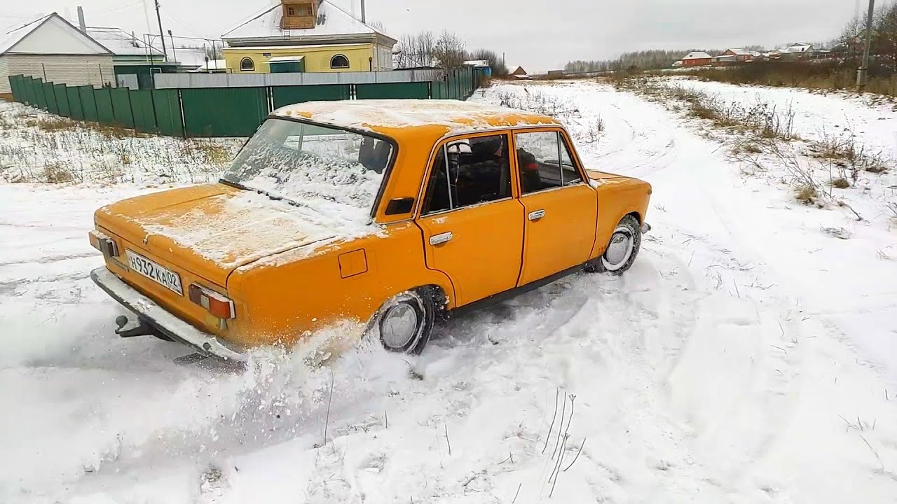ЗИМНИЙ ДРИФТ ЗАКОНЧИЛСЯ.... или как НЕ надо дрифтить на классике зимой ...