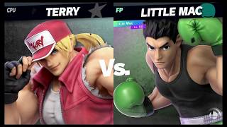 Super Smash Bros Ultimate Amiibo Fights   Terry Request #115 Terry vs Little Mac