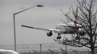 Good Ba 767 Gbzha From Istanbul Lands London Heathrow 27L 27Jun16 720P & A380 Gxlee Up 2 Hkg