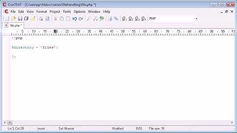 Beginner PHP Tutorial 82 File Handling  Listing Files Part 1