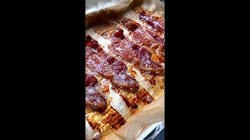 THE BEST bacon Hack! No dishes or mess at all! #bacon #foodtiktok #foodhack