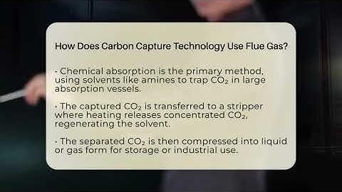 How Does Carbon Capture Technology Use Flue Gas? - Talking Tech Trends