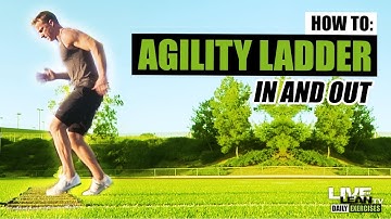 How To Do An AGILITY LADDER 2 IN 2 OUT Drill | Exercise Demonstration Video and Guide