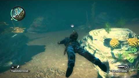 Just Cause 2: People can Fly (if you shoot them with a rocket)