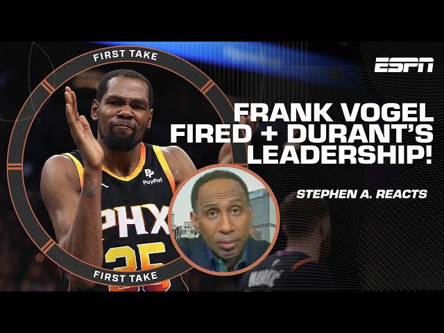 YOU WEREN'T THE FIRST CHOICE - Stephen A. Smith didn't HOLD BACK on KD u0026 Frank Vogel 👀 | First Take class=