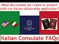 🇮🇹 Italian Citizenship FAQ-Which documents do I present for Jure Sanguinis Italian Citizenship?