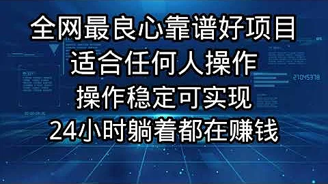 2023穩定運行將近3年的項目絕對給力！全網無人操作的項目永久持續穩定操作！實現24小時躺着都在賺錢的項目！老王正規藍海網賺項目！ - 天天要聞