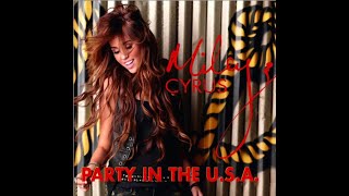 pop song review party in the usa by miley cyrus