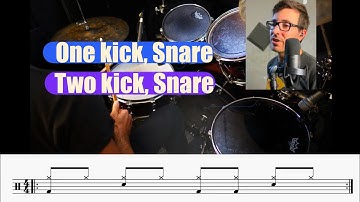 Beginner Drum Lesson #5 | 3 Essential Grooves Every Drummer Must Know