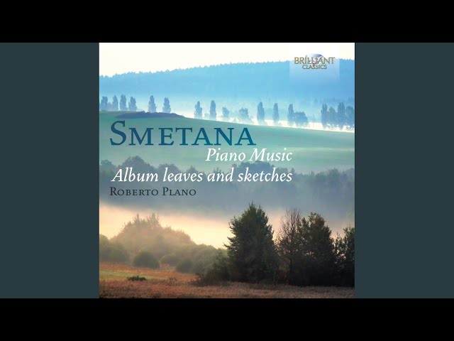 Smetana - Esquisses op.5: Scherzo : Roberto Plano, piano
