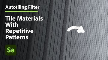 How to Auto Tile Repetitive Materials in Sampler | Adobe Substance 3D