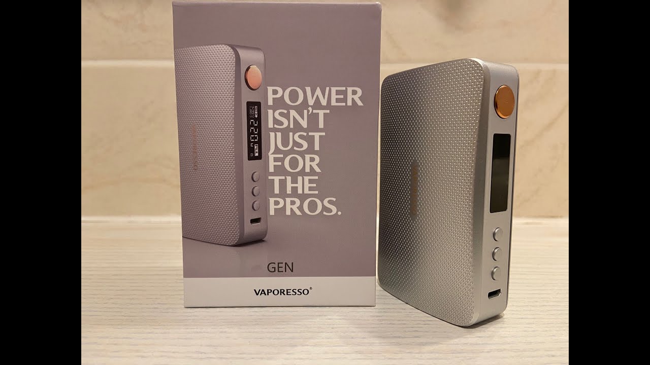 Vaporesso GEN TC Box Mod 220W AXON Chipset | Review - YouTube