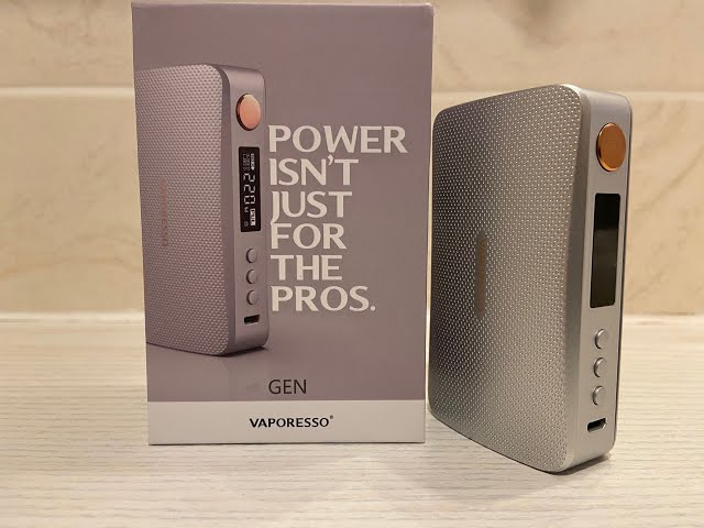 Vaporesso GEN TC Box Mod 220W AXON Chipset | Review - YouTube