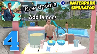 Waterpark Owner Simulator (New Update: Modify Build Option) Gameplay Part 4 (iOS, Android) screenshot 5