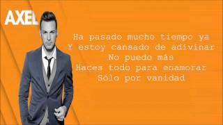 Quédate Axel Letra