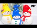 ❤️SNOWMAN DIY | Como hacer un MUÑECO DE NIEVE con CALCETINES