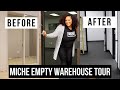 We moved into a 7000 sq. ft Warehouse! Miche Beauty Empty Warehouse Tour!