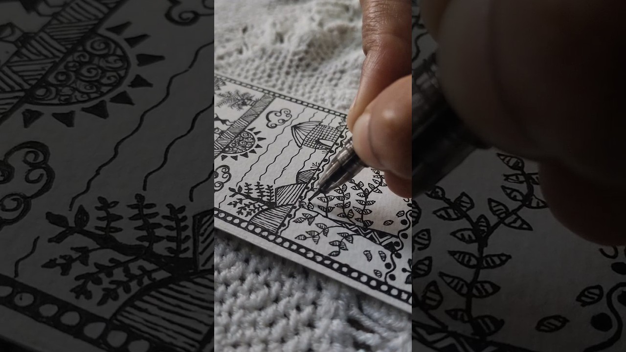 Beautiful Warli Bookmark 🤎 