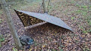 Dutch Army Poncho - Easy Bushcraft Shelter