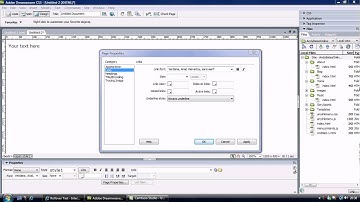 How to make rollover text in Dreamweaver