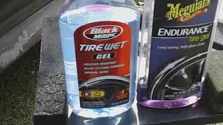 Meguiar's endurance tire gel vs black magic tire wet gel