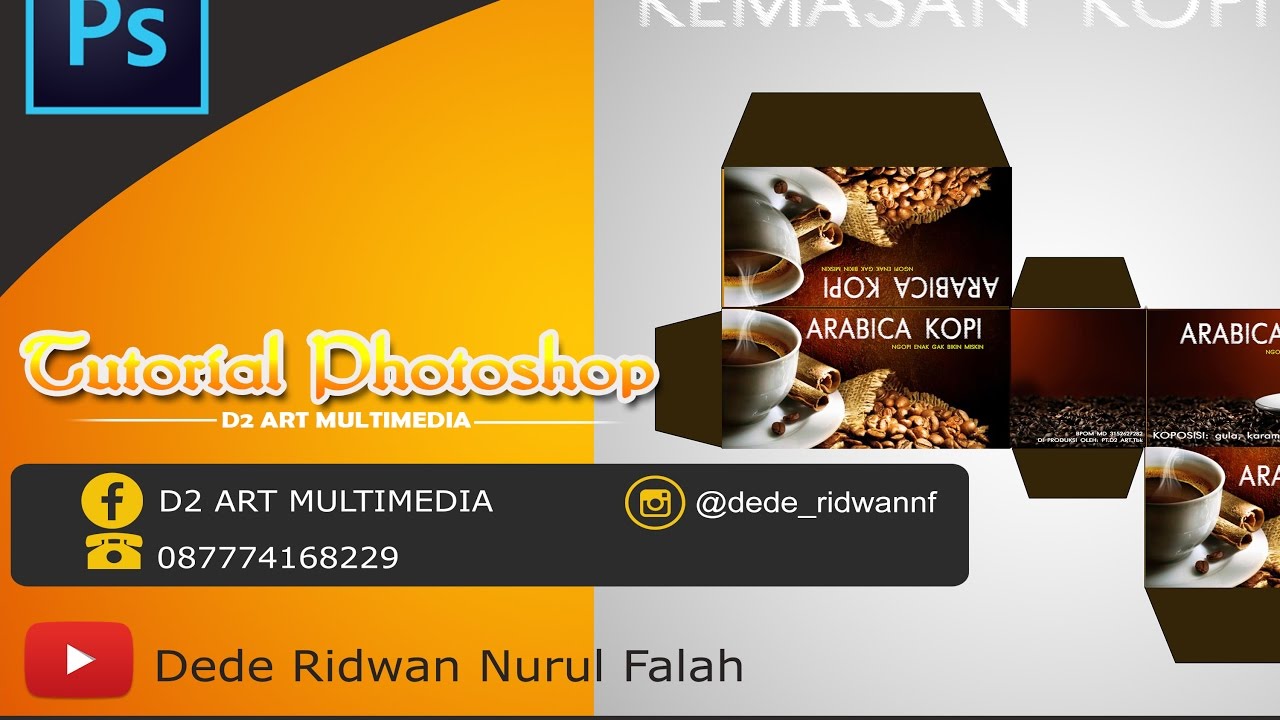  Cara  Membuat  kemasan Mockup Product PHOTOSHOP YouTube