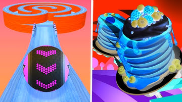 Going Balls 🏀 VS Pancake Run 🥞 , Android iOS Gameplay | Walkthrough , Ball Colour Run  New Update