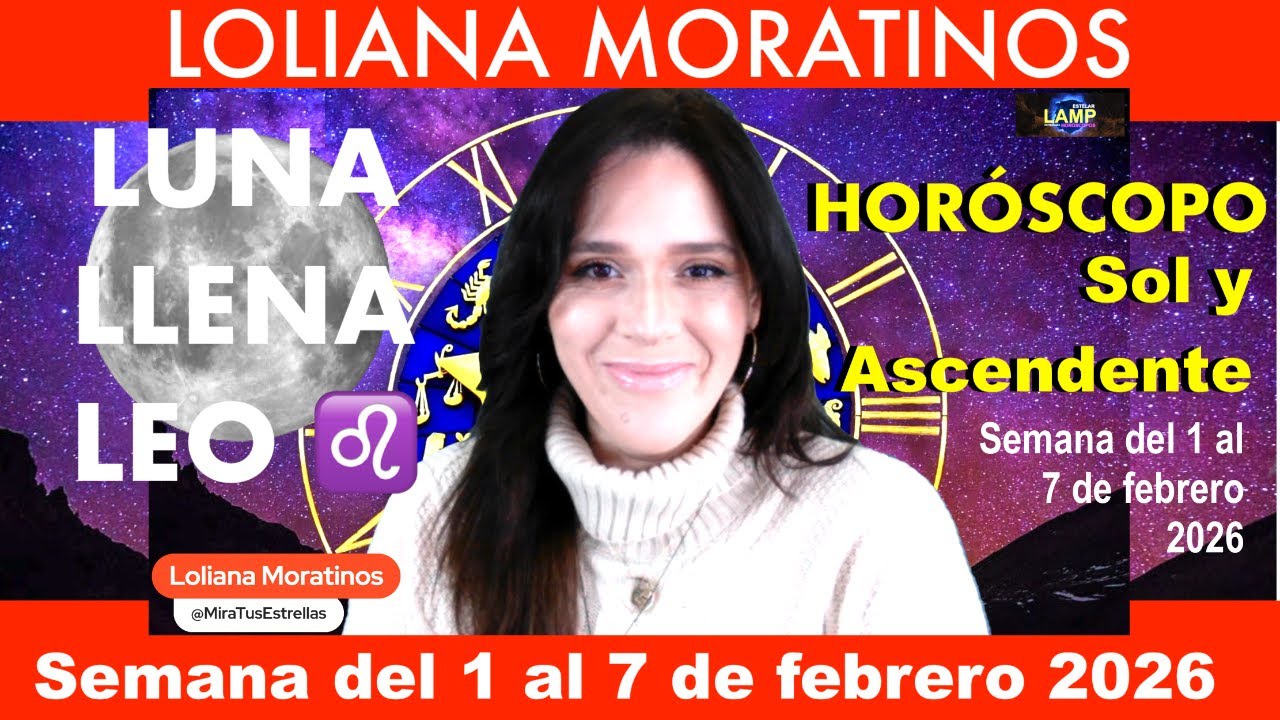 LUNA LLENA en LEO #HORÓSCOPO Sol y Ascendente por LOLIANA MORATINOS ...