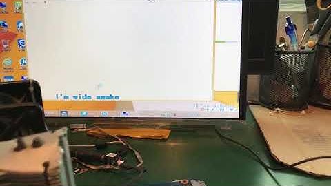 Dell Latitude E6540 laptop motherboard testing video