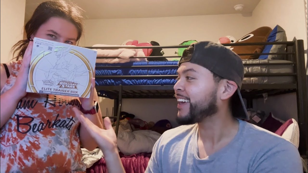 *CANT BELIEVE WE PULLED IT!!*  Our first Brilliant Stars Elite Trainer Box opening!