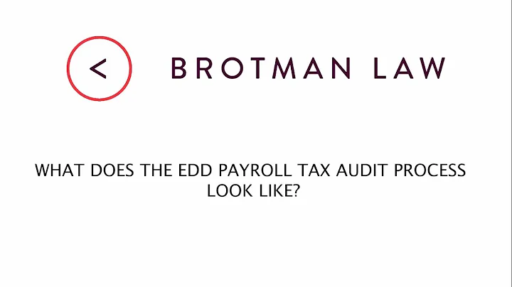 What Does The EDD Payroll Tax Audit Process Look Like?