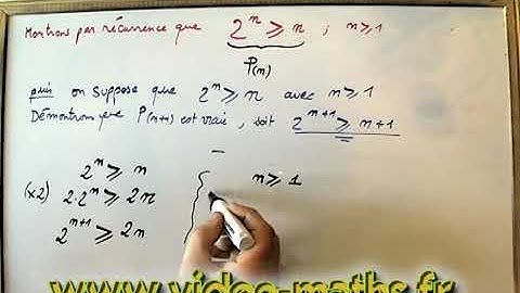 Le raisonnement par récurrence - suite numérique TS