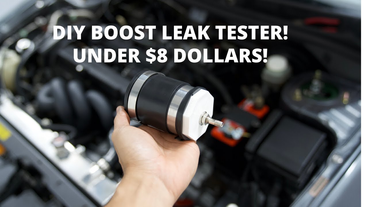 How to create your own boost leak tester under $8 dollars & how to