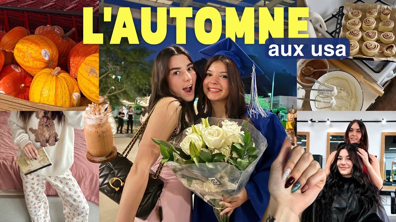 VLOG DANS MA VIE AUX USA : études, graduation, appart & reset d'automne 🍂