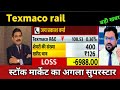 Texmaco Rail Share Latest News 🔴 Texmaco Rail Share Today Update, Market and Fundamental Analysis