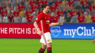 عصام الشوالي معلقا في بيس 2017 ( Pes 2017 ) هدف السلطان ابراهيموفيتش