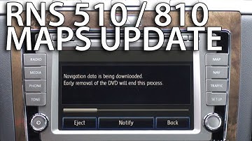 How to update maps in RNS 510 / 810 (Volkswagen Skoda Seat) GPS database upgrade