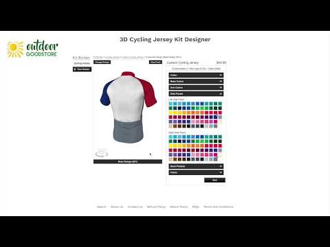 Online 3D Custom Cycling Jersey 