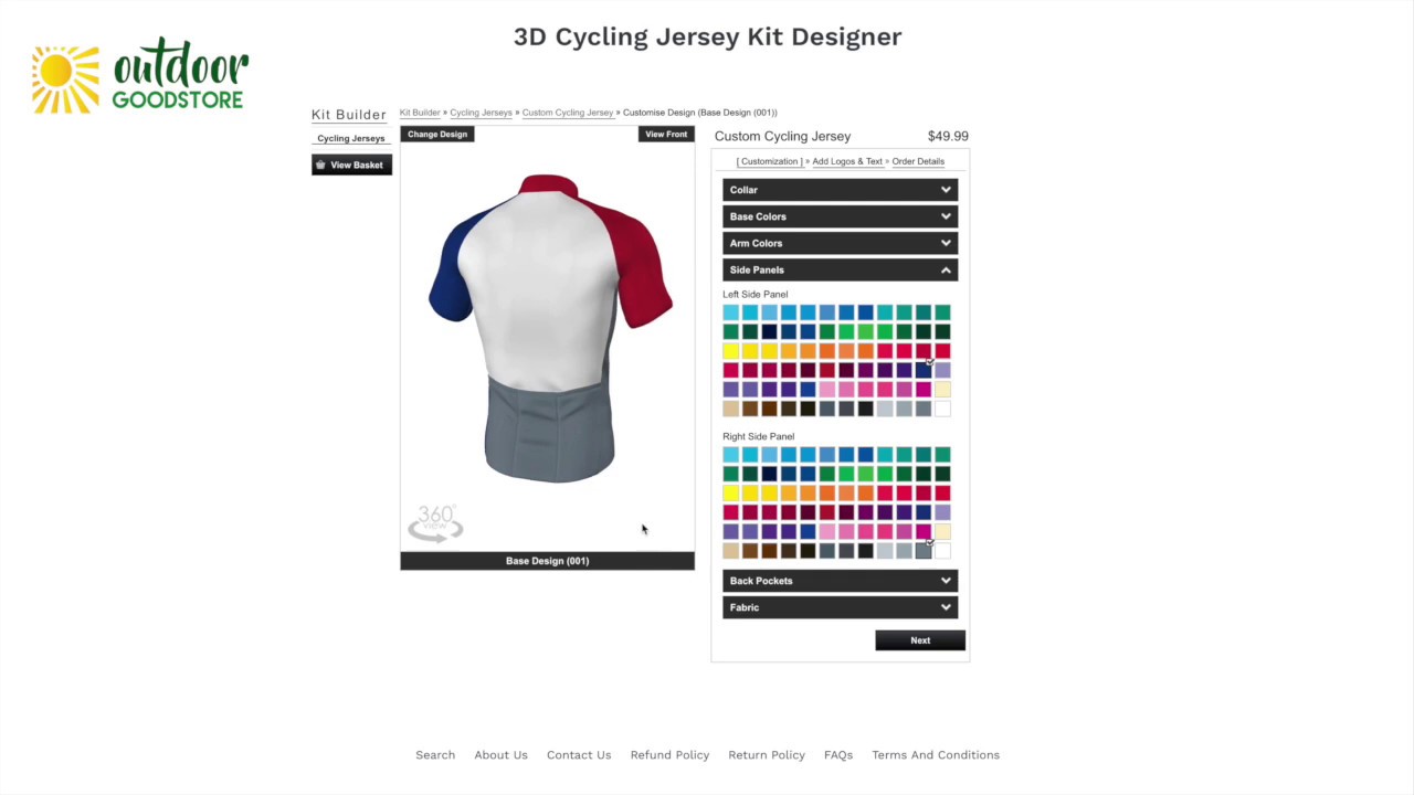cycling jersey design app