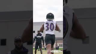 Check out third-round OLB Trenton Simpson at Ravens rookie minicamp. #shorts