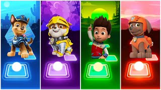 Chase Paw Patrol 🆚 Rubble Paw Patrol 🆚 Ryder Paw Patrol 🆚 Zuma Paw Patrol | Tiles Hop EDM Rush