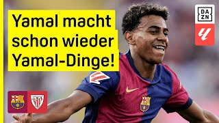 Thumbnail for Lewy trotz zweimal Alu Matchwinner! Barca siegt auch ohne Olmo: Barcelona - Bilbao | LaLiga | DAZN