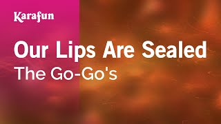 Our Lips Are Sealed - The Go-Go's | Karaoke Version | KaraFun screenshot 4