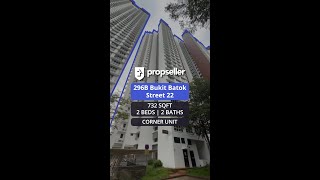 296b Bukit Batok Street 22  2 Bedrooms  732 Sqft