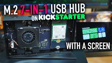 SMASHING Kickstarter Goals: Dockcase Smart USB-C Hub 7-in-1 with M.2 & LCD Screen