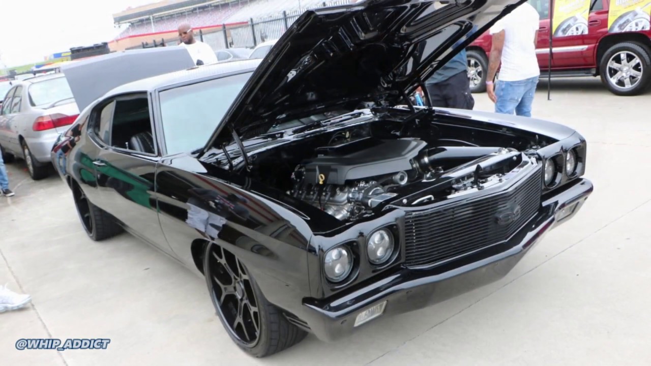 Whipaddict Murdered Out Supercharged 70 Chevy Chevelle Ss Custom Interior And Trunk