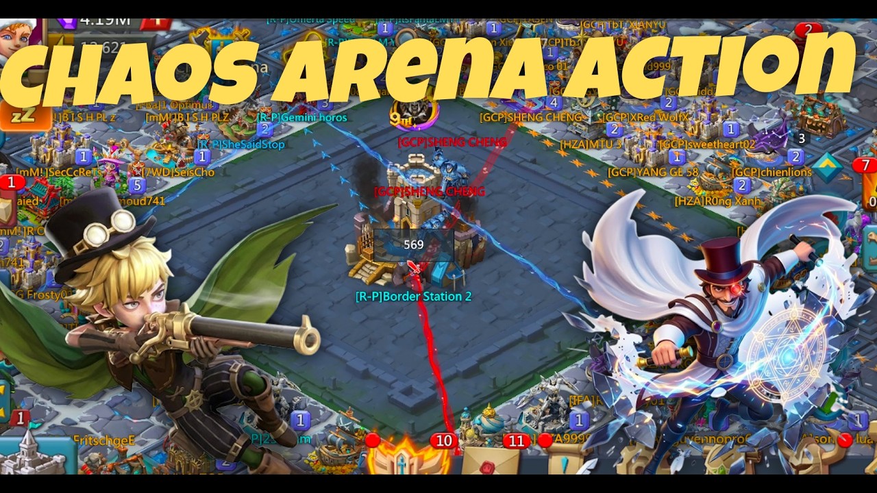 Lords Mobile - Chaos Arena Rallies. Insane Rally Reports! - YouTube
